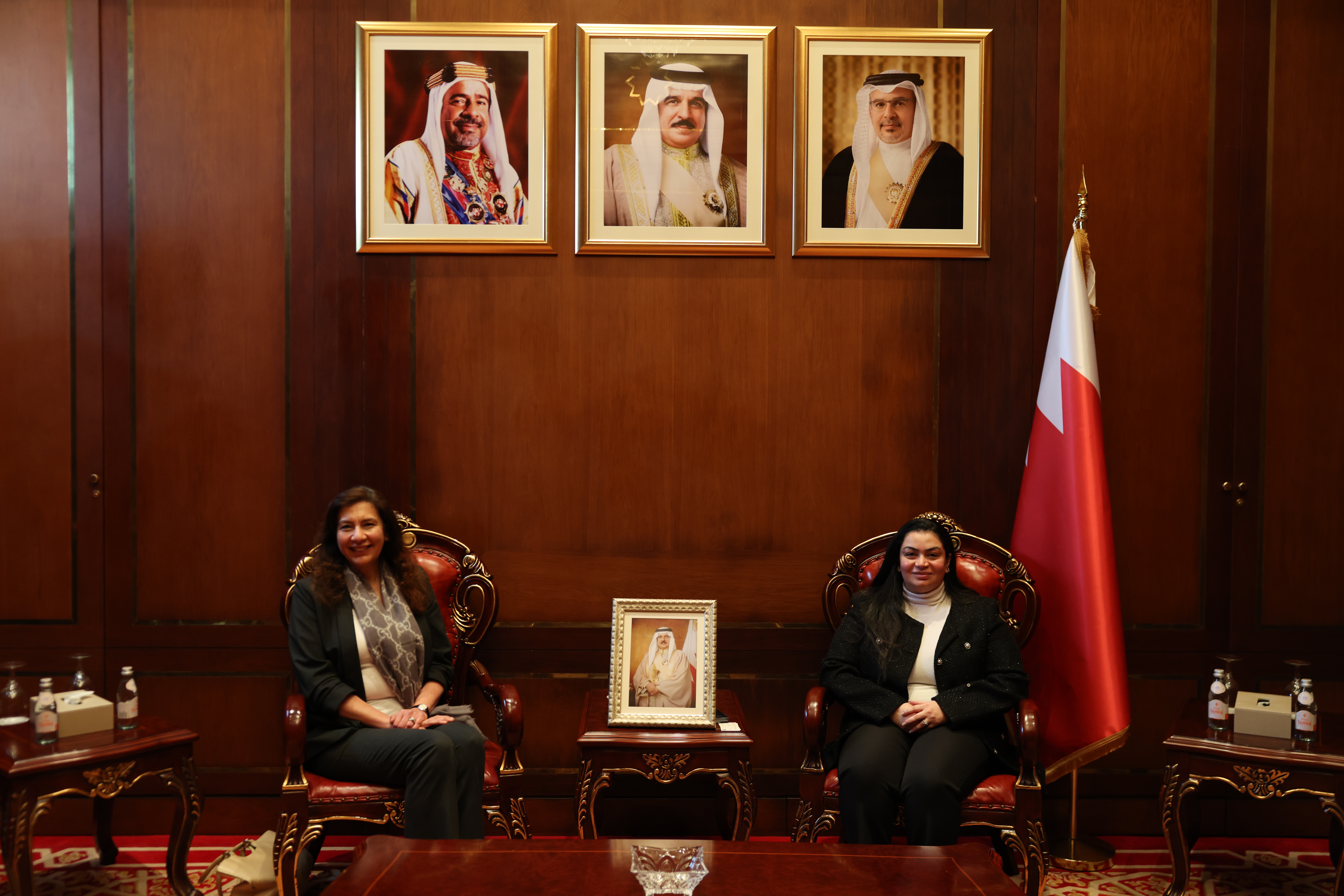 المدير التنفيذي لمركز الملك حمد للتعايش والتسامح تستقبل سفيرة جمهورية مصر العربية لدى مملكة البحرين