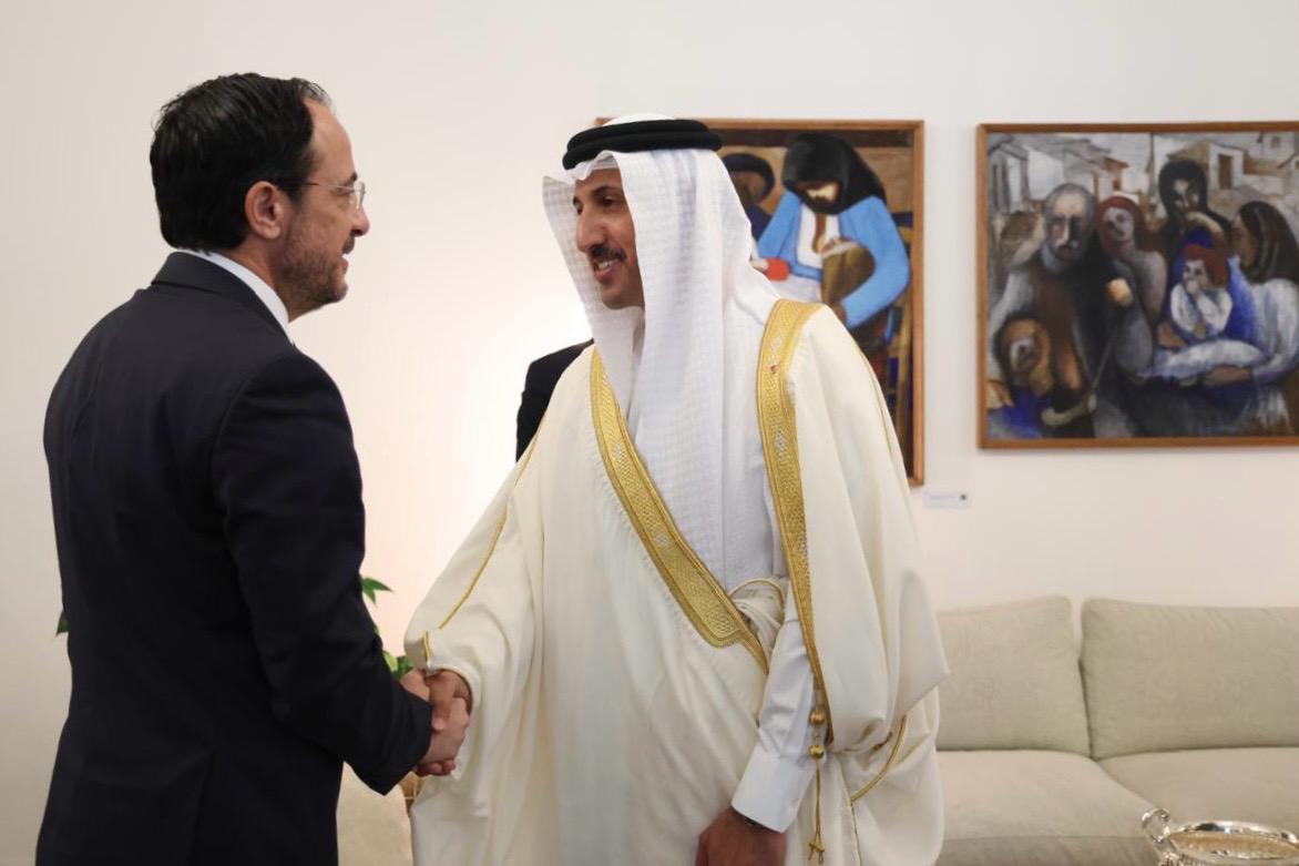 رئيس جمهورية قبرص يستقبل وزير المواصلات والاتصالات رئيس مجلس أمناء مركز الملك حمد العالمي للتعايش والتسامح - Image 3